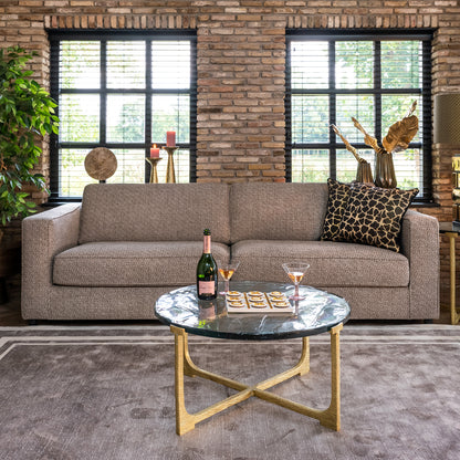 Modern Round Glass Coffee Table