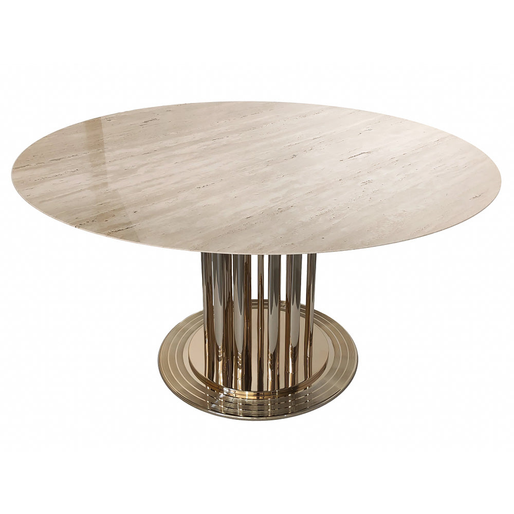 Modern Round Marble Dining Set