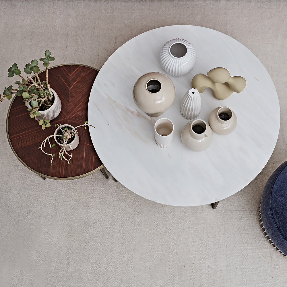 Modern Set Of Round Coffee Tables