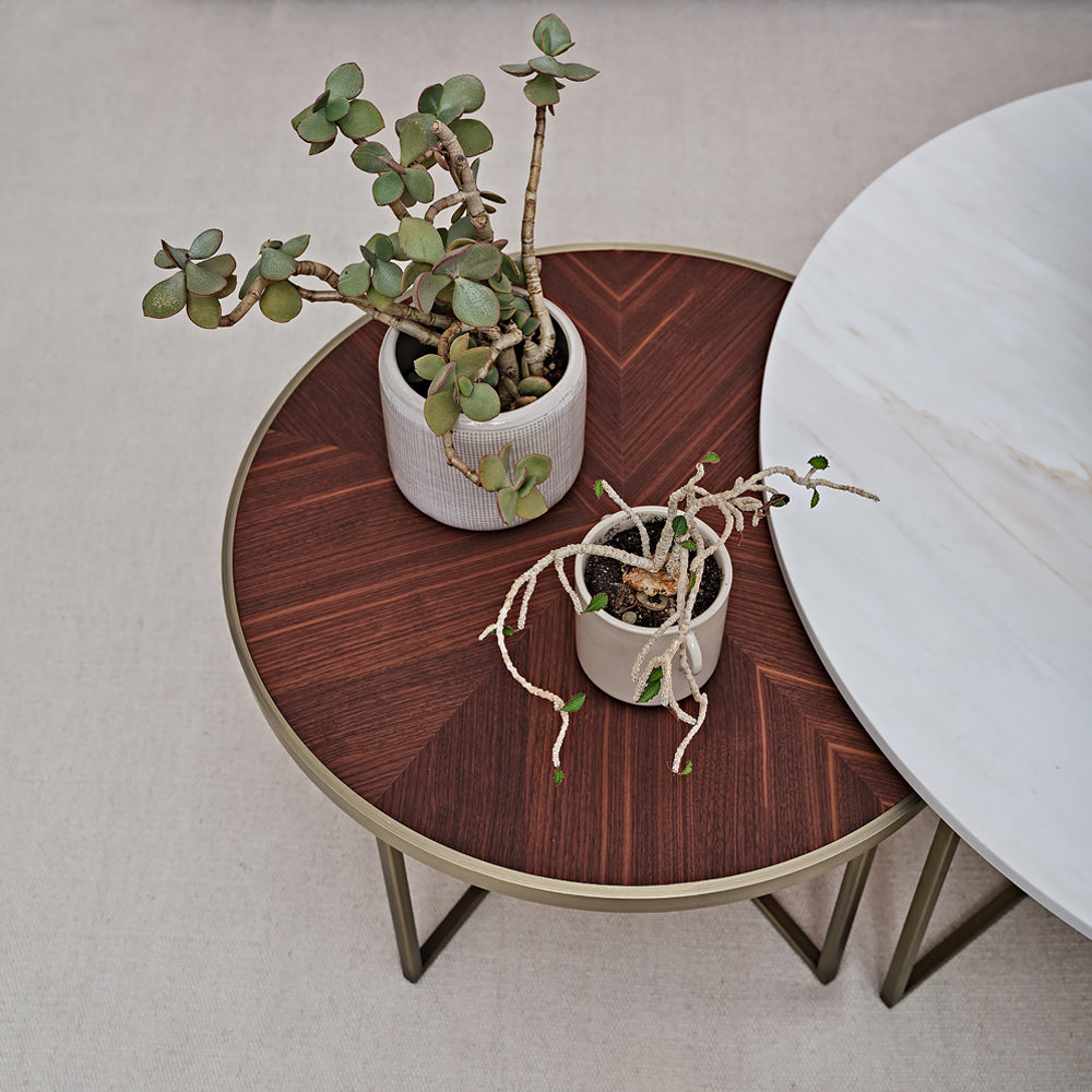 Modern Set Of Round Coffee Tables