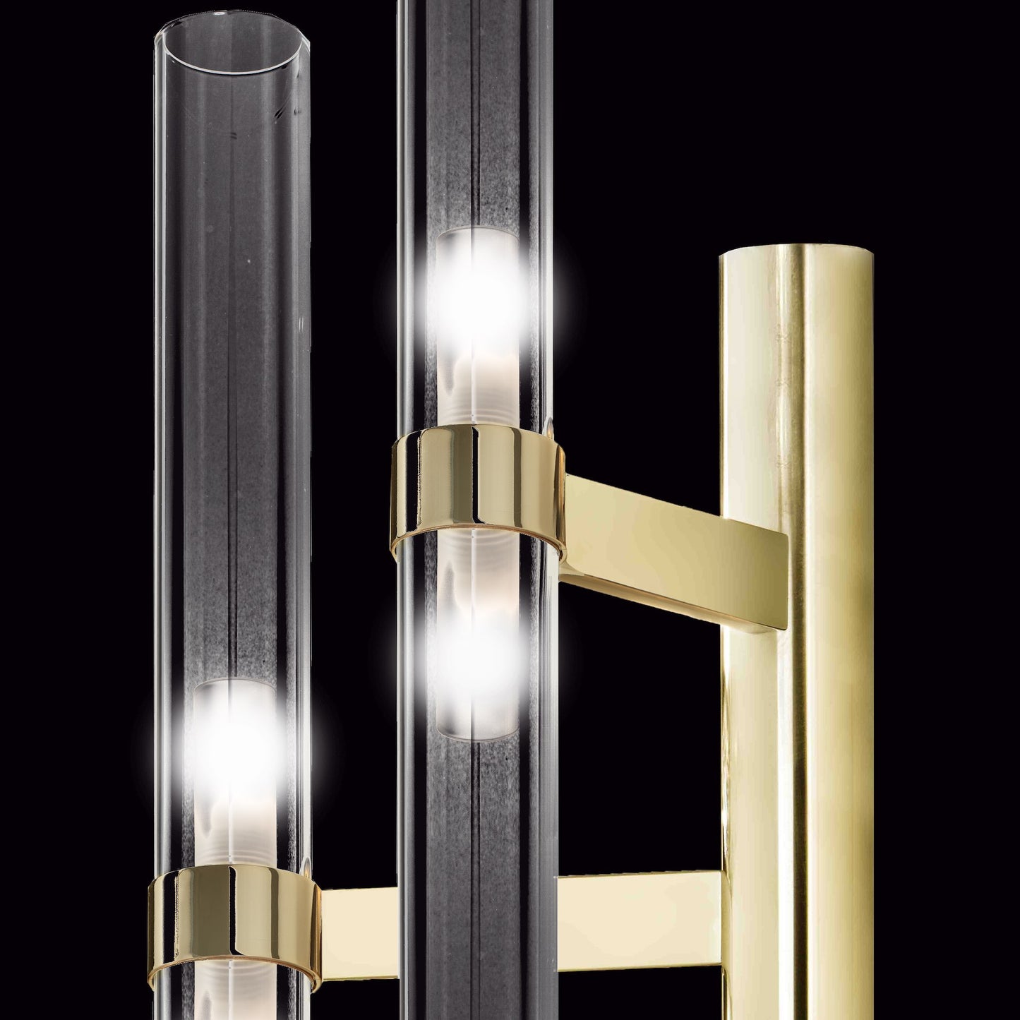 Modern Tubular Glass Wall Light
