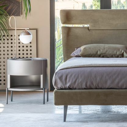 Modern Upholstered Velvet Bed