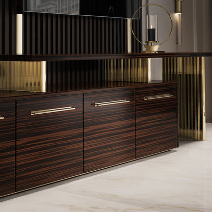 Modern Veneered TV Unit