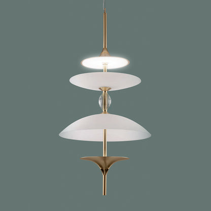 Large Modern Venetian Glass Pendant Light