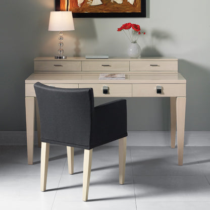 Modern Maple Veneer Desk With Drawers