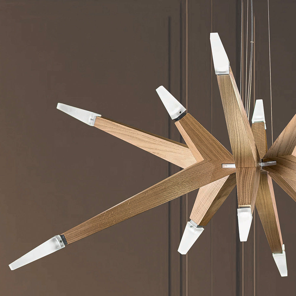 Modern Wooden Chandelier