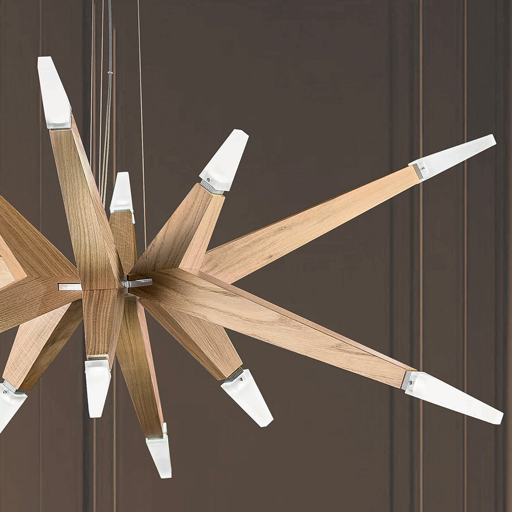 Modern Wooden Chandelier