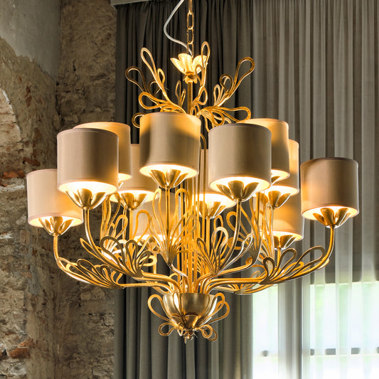 Modern Wrought Iron Chandelier