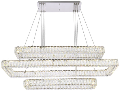 Monroe 50" Led Triple Rectangle Pendant