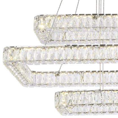 Monroe 50" Led Triple Rectangle Pendant