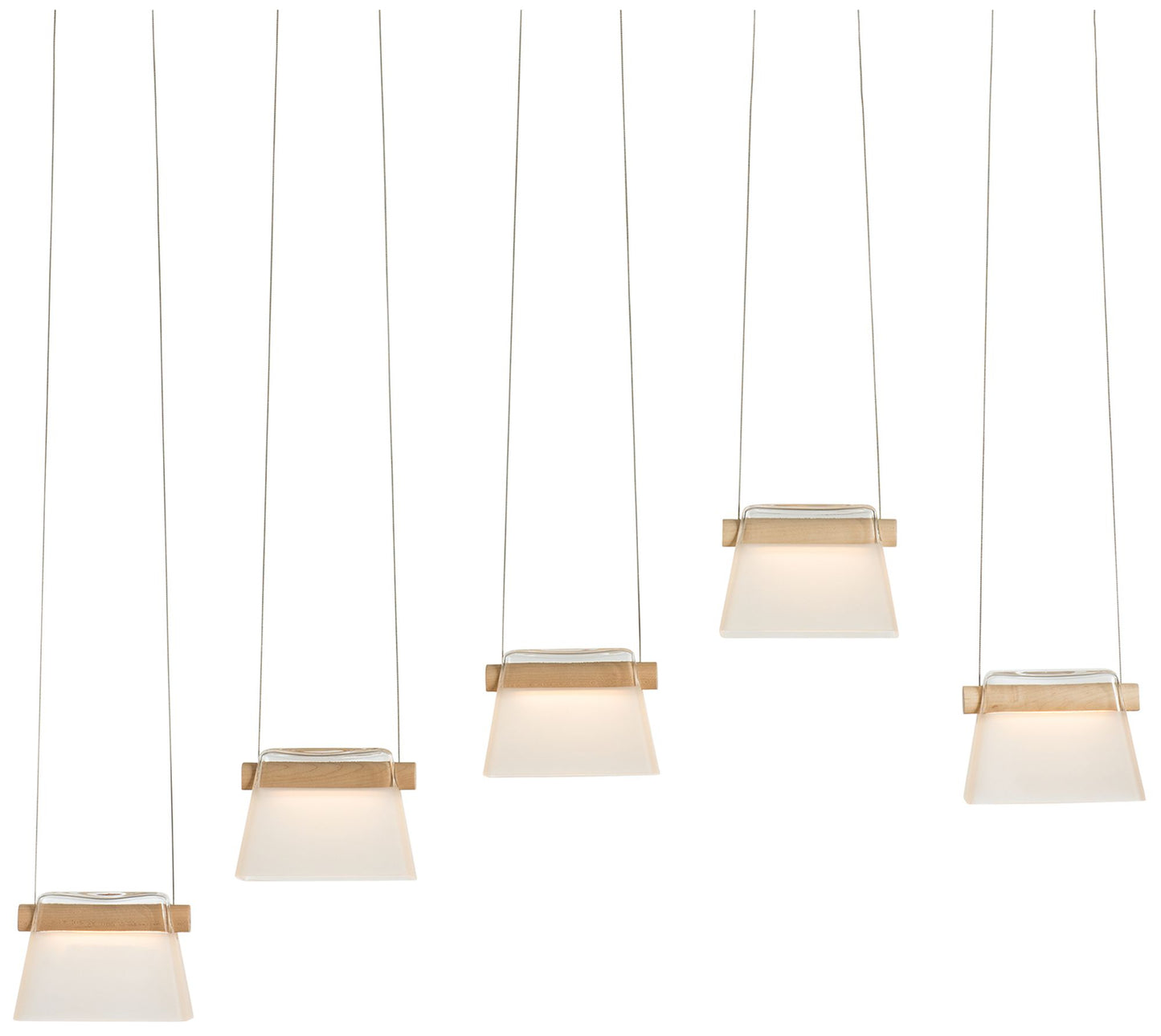 More Cowbell LED Pendant - Platinum - Maple - Clear - Standard