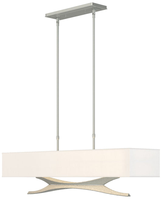 Moreau 42"W Vintage Platinum Standard Pendant w/ Anna Shade