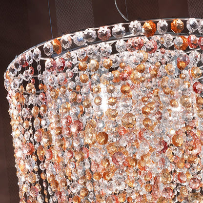 Multi Coloured Round Italian Chandelier