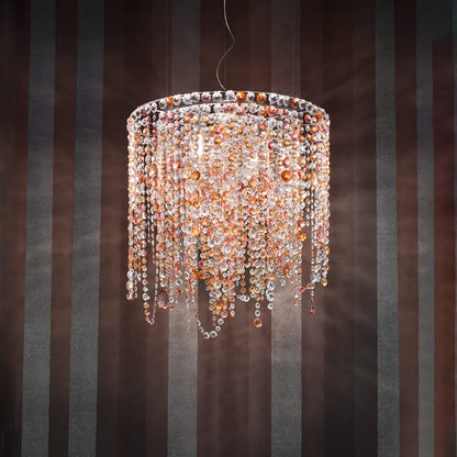 Multi Coloured Round Italian Chandelier