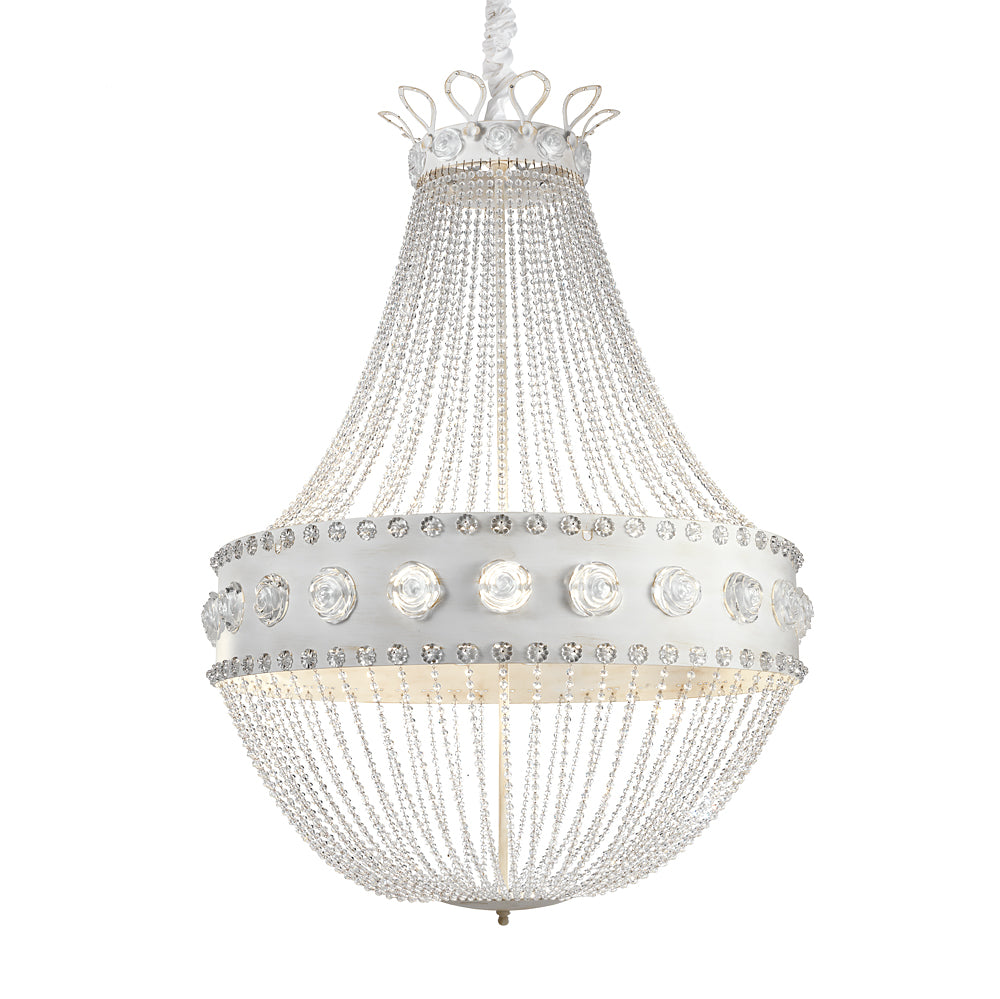 Murano Glass Crystal Chandelier