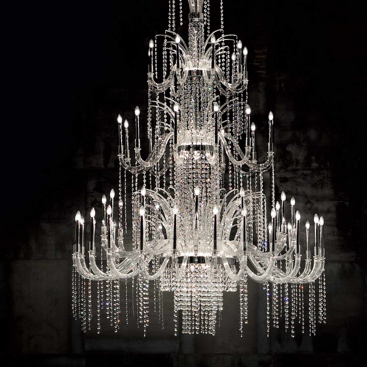 Murano Glass Grand Cascade Chandelier