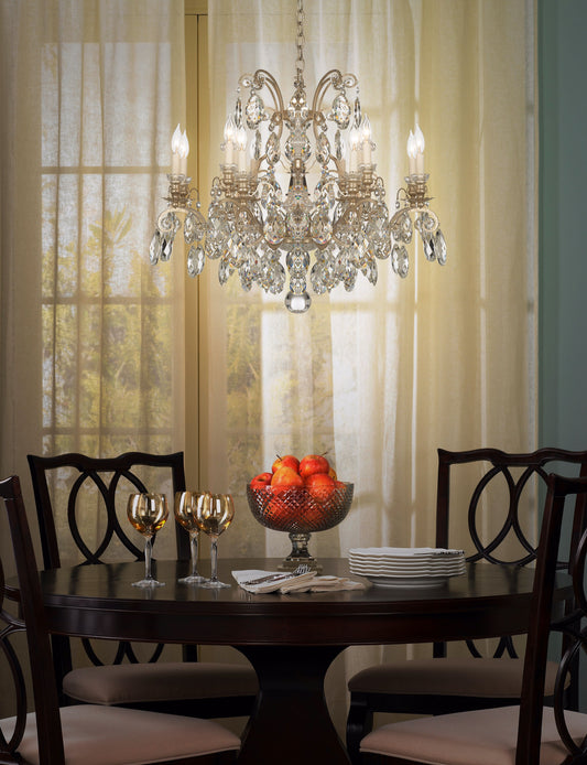 Schonbek Renaissance Collection 33" Traditional Crystal Chandelier