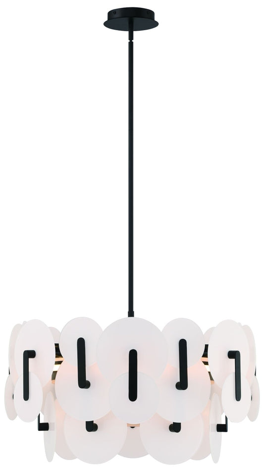 Nuvola 24" LED Chandelier  Black