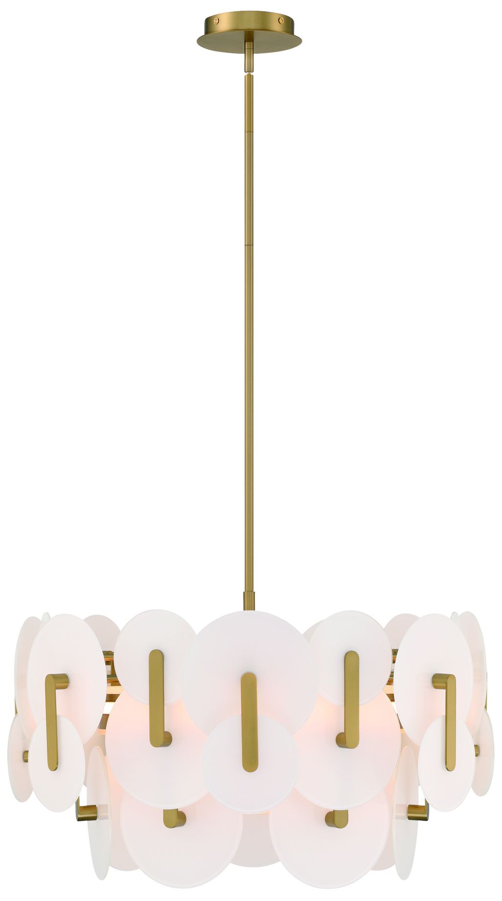 Nuvola 24" LED Chandelier  Gold