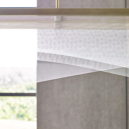 Nyra 72" Wide Plated Brass LED Linear Pendant Light