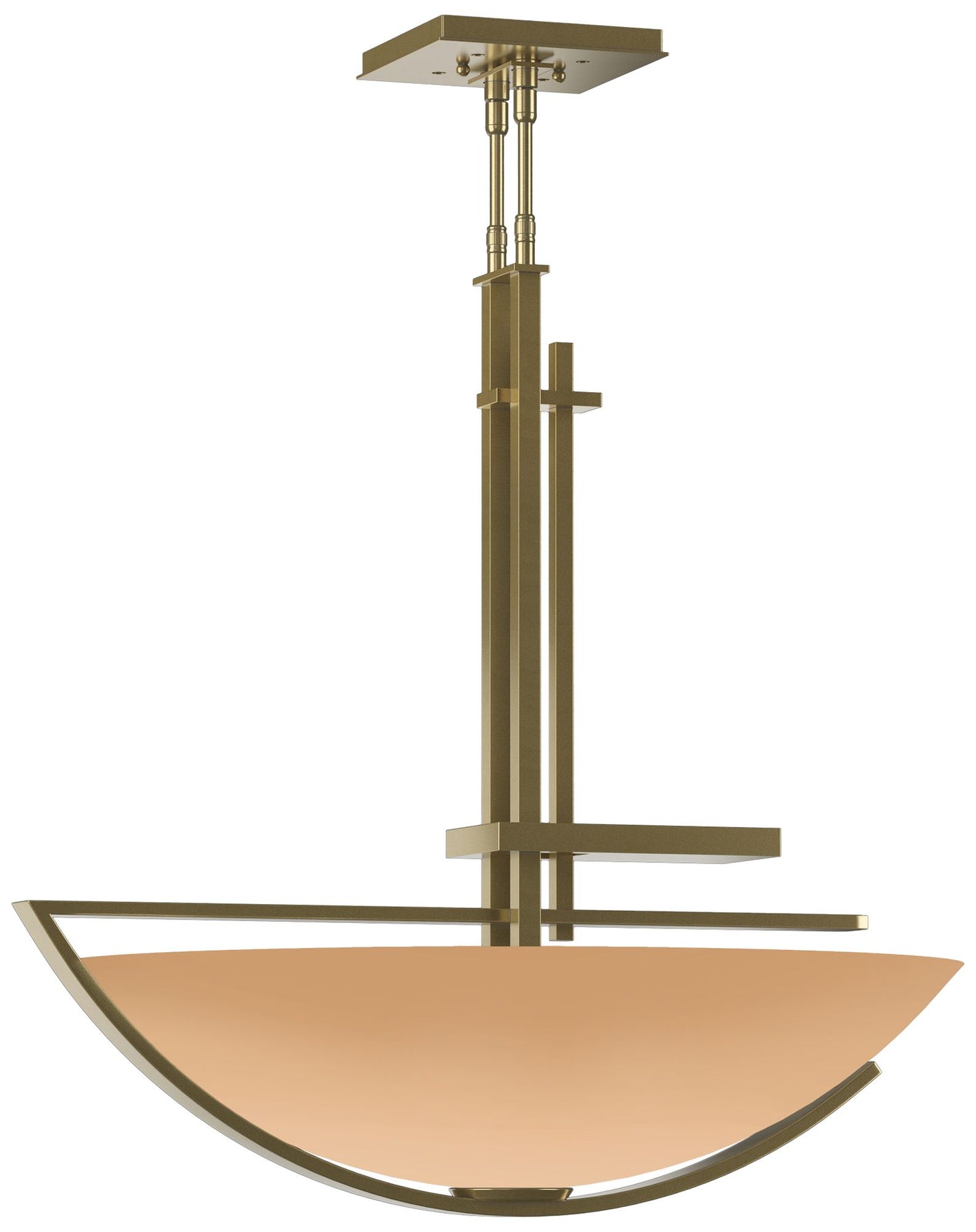 Ondrian 26" Wide Modern Brass Standard Pendant With Sand Glass Shade