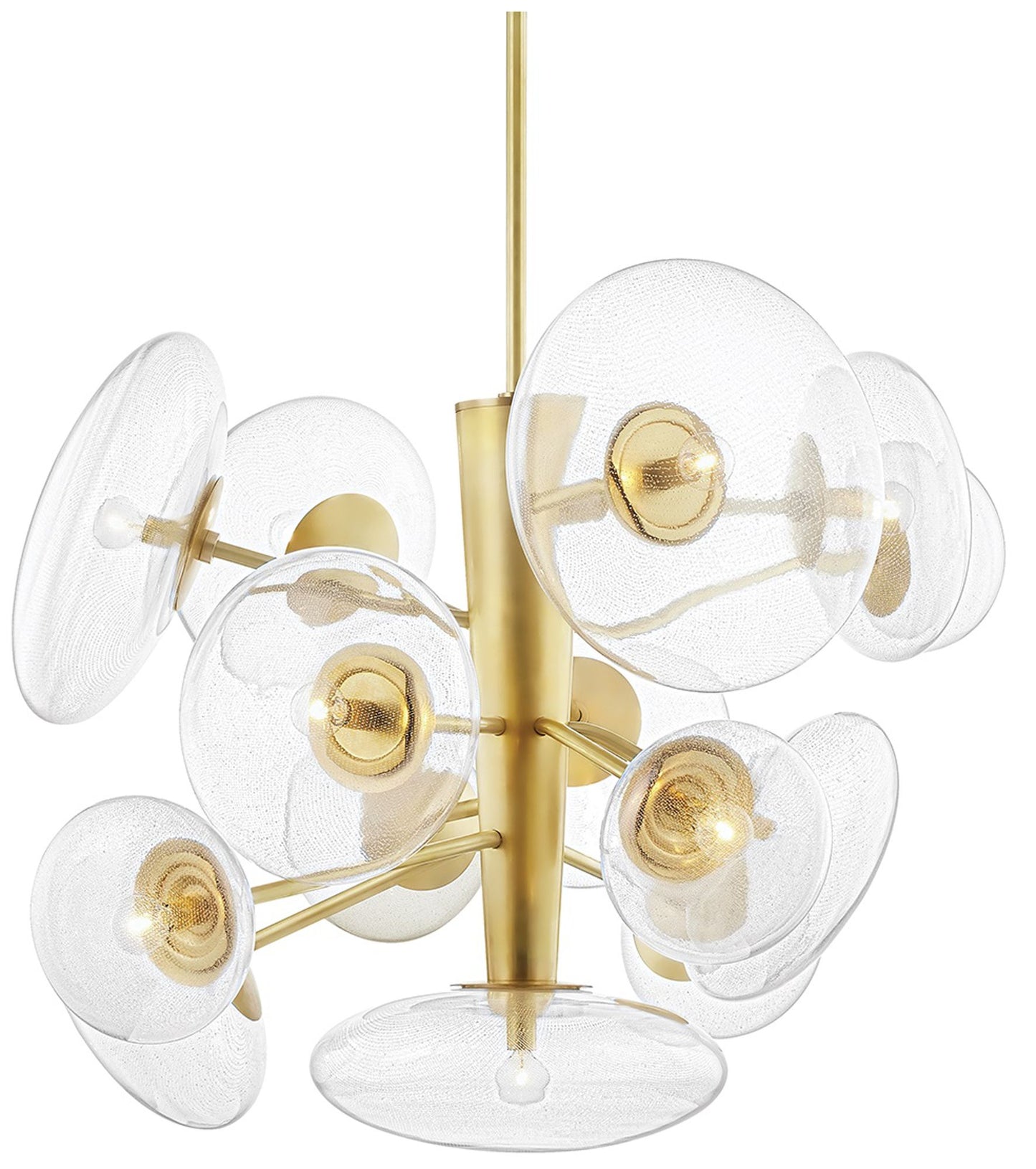 Opera 14 Light Large Pendant - Aged Brass