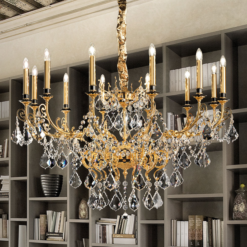 Opulent Crystal Pendant Chandelier