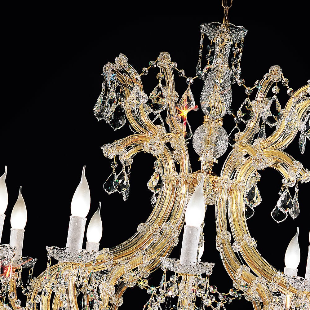 Ornate Drop Pendant Chandelier