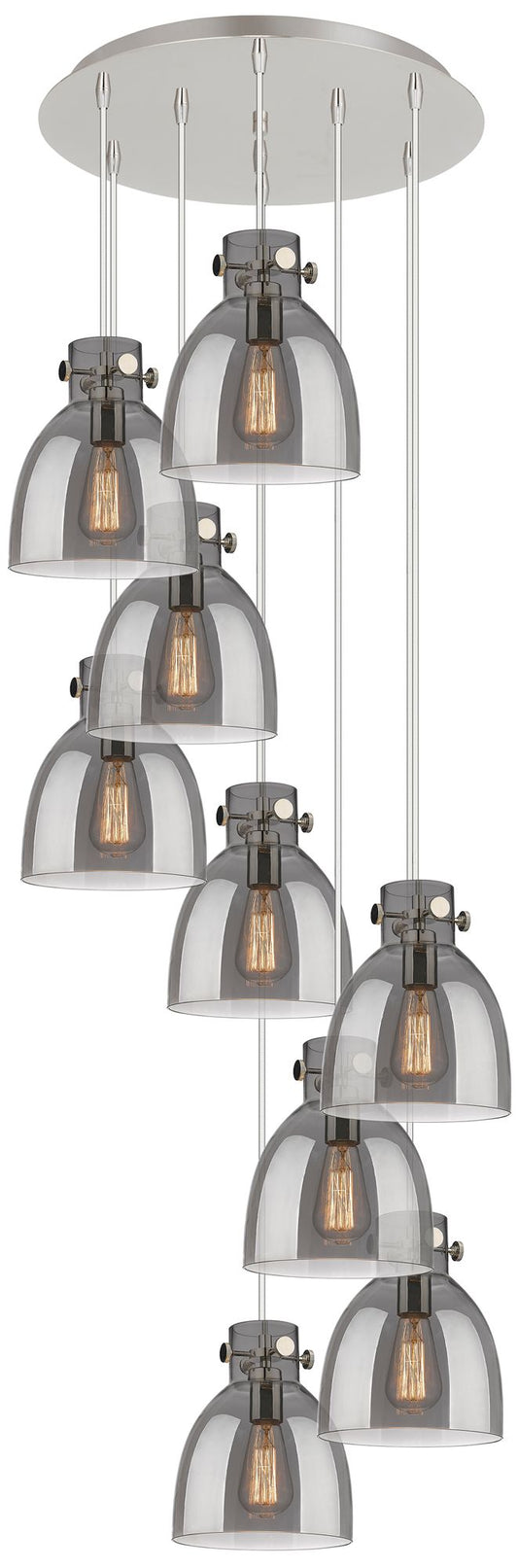 Owego 36.88"W 5 Light Brushed Satin Nickel Linear Pendant w/ Clear Sha