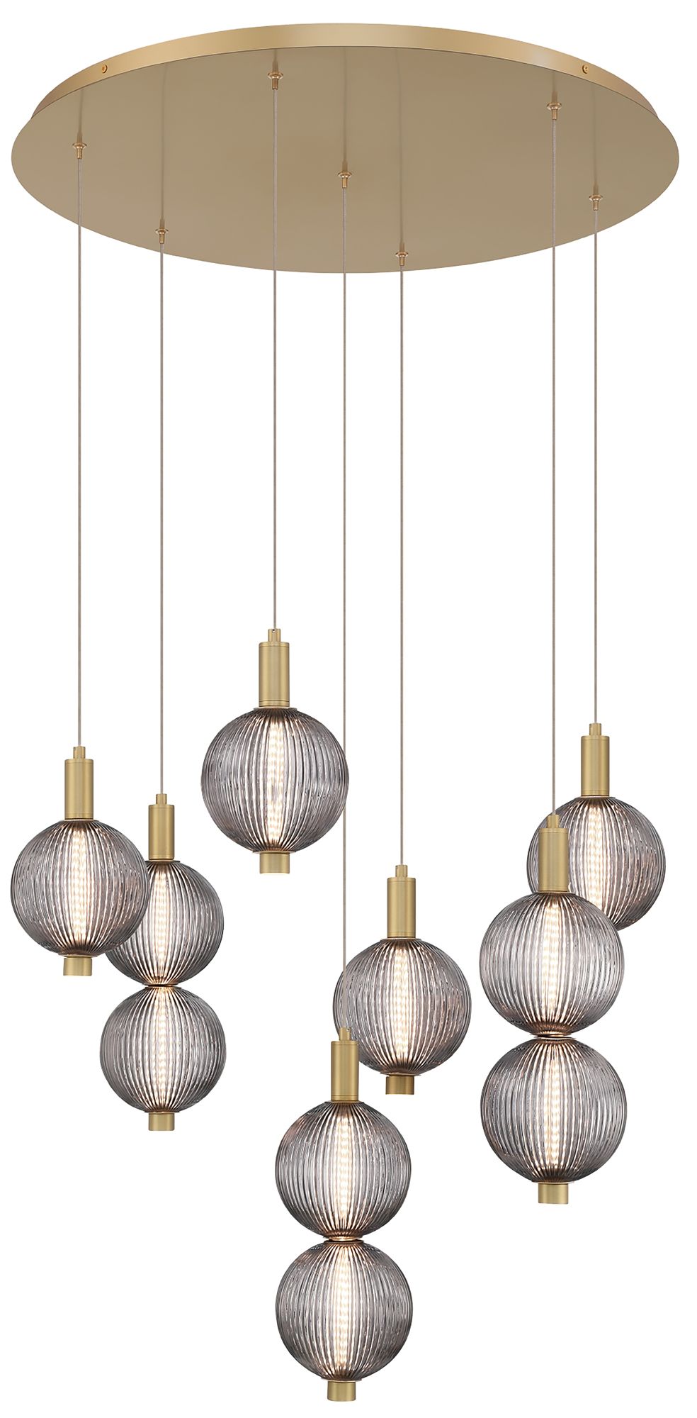 Palmas 30" LED Pendant  Gold