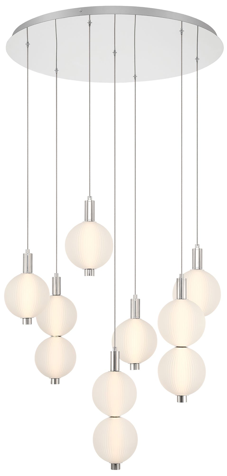 Palmas 30" LED Pendant  Nickel