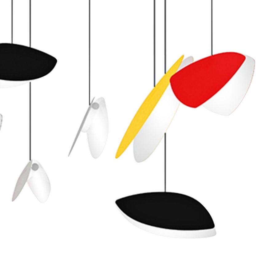 Papillons�?30"W Multi-Color 13-Light LED Pendant Light