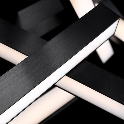 Chaos Chandelier Ceiling Light in 12 49in LED 23 inch Black