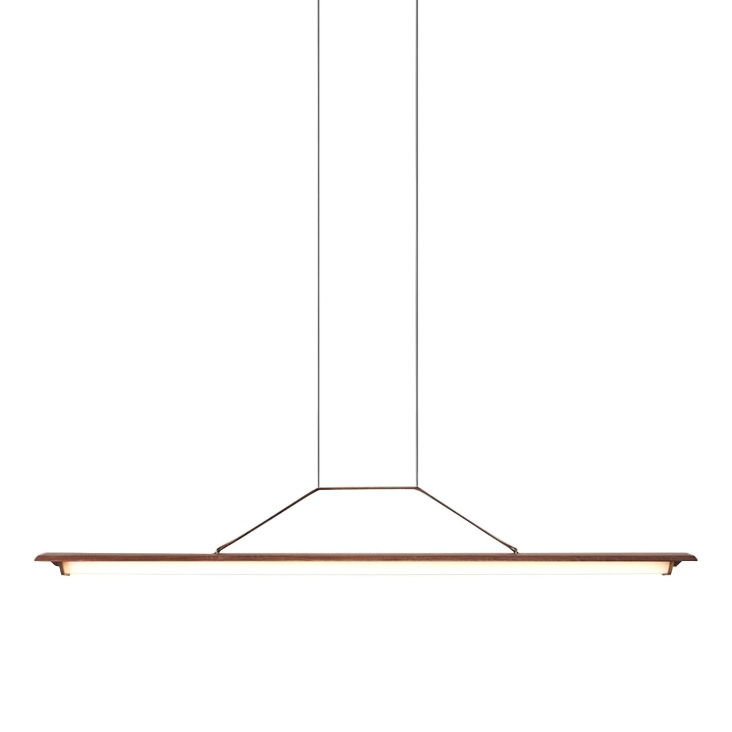 Penna 64 1/2"W Brass 2700K LED Kitchen Island Light Pendant