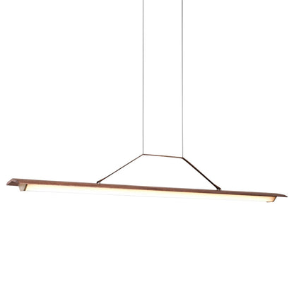 Penna 64 1/2"W Brass 3500K LED Kitchen Island Light Pendant