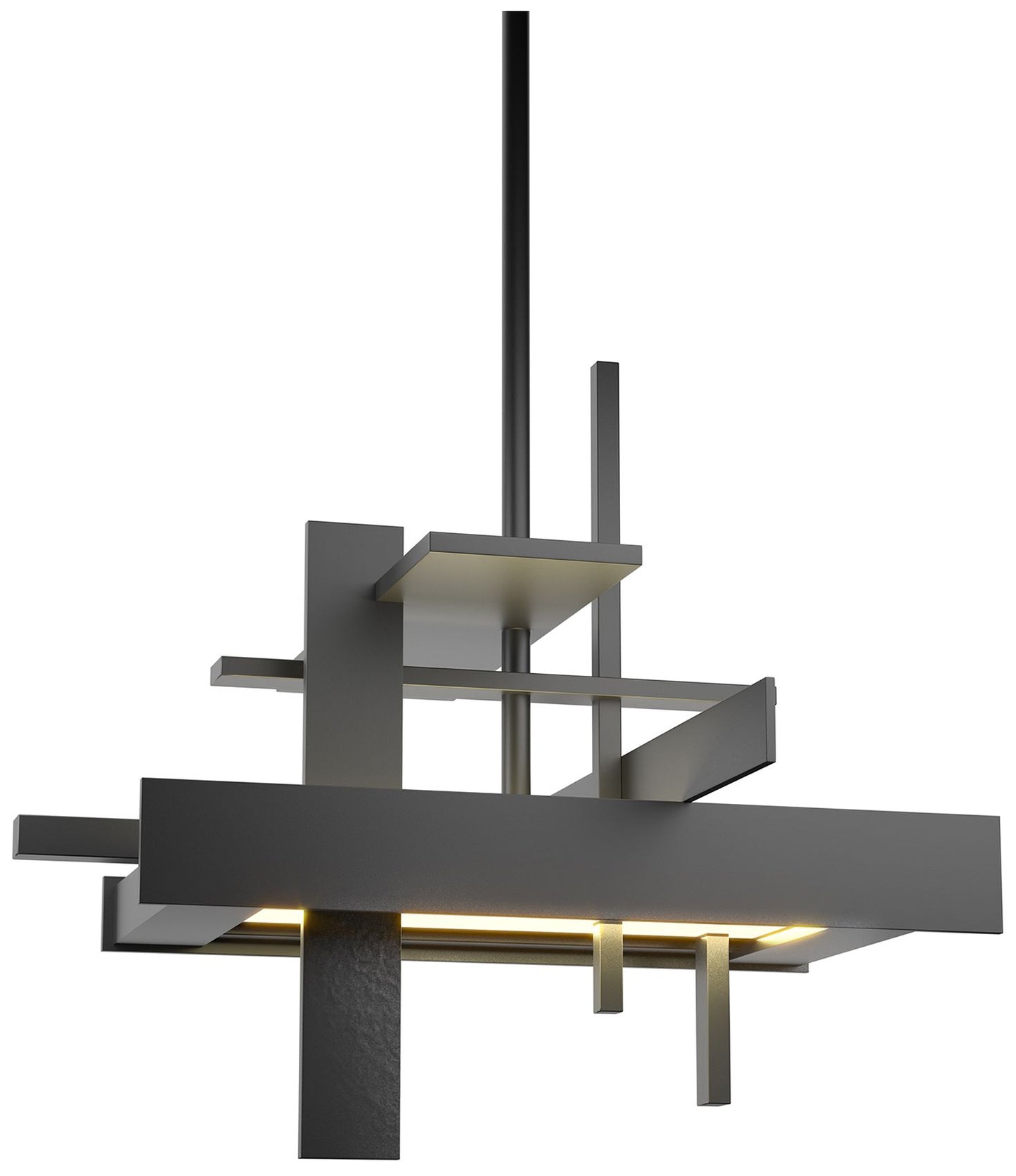 Planar 12.1" Wide Small Black LED Pendant