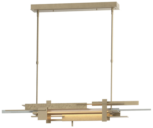 Planar 48.3"W Vintage Platinum Accented Soft Gold Standard LED Pendant