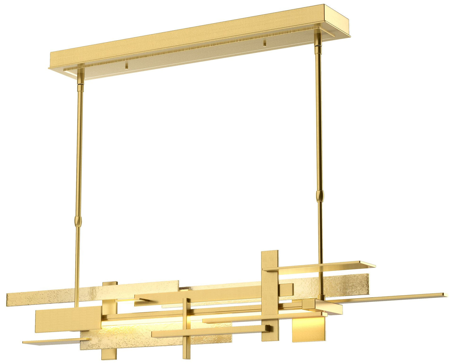 Planar Large LED Pendant - Modern Brass