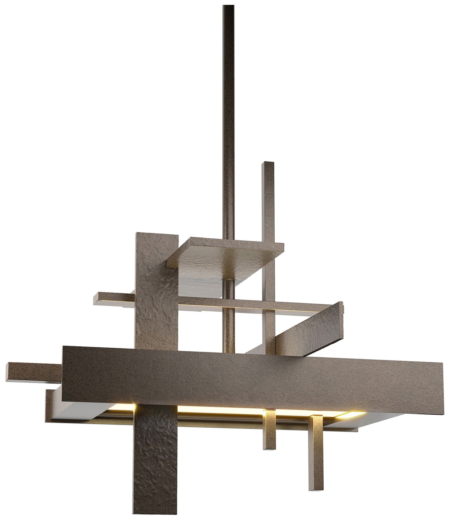 Planar Small LED Pendant - Bronze Finish - Standard Height