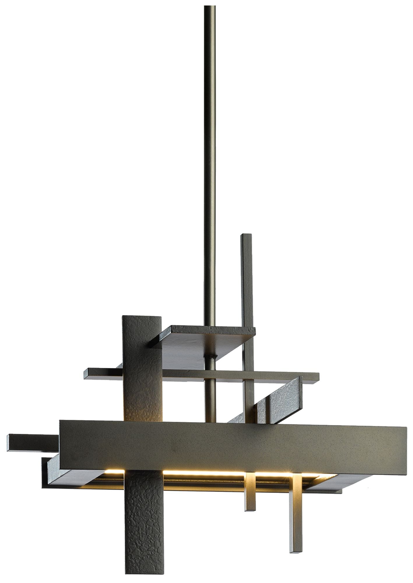 Planar Small LED Pendant - Dark Smoke Finish - Standard Height