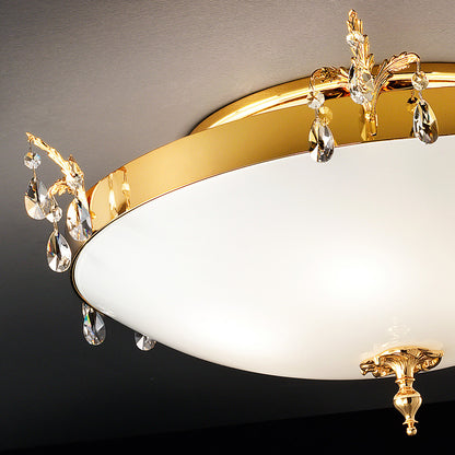 Polished Gold Ornate Empire Ceiling Light