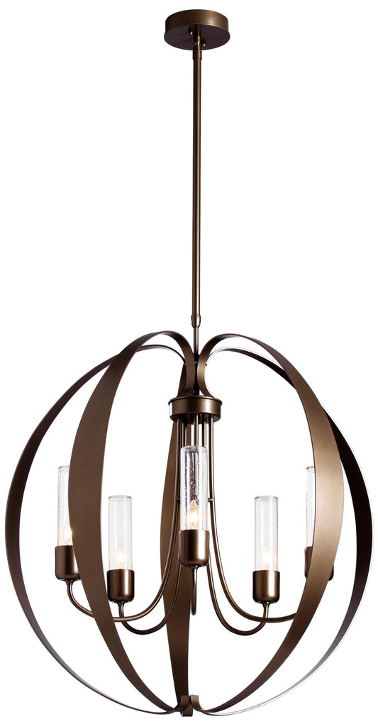 Pomme Outdoor Pendant - Bronze Finish - Clear Glass - Standard