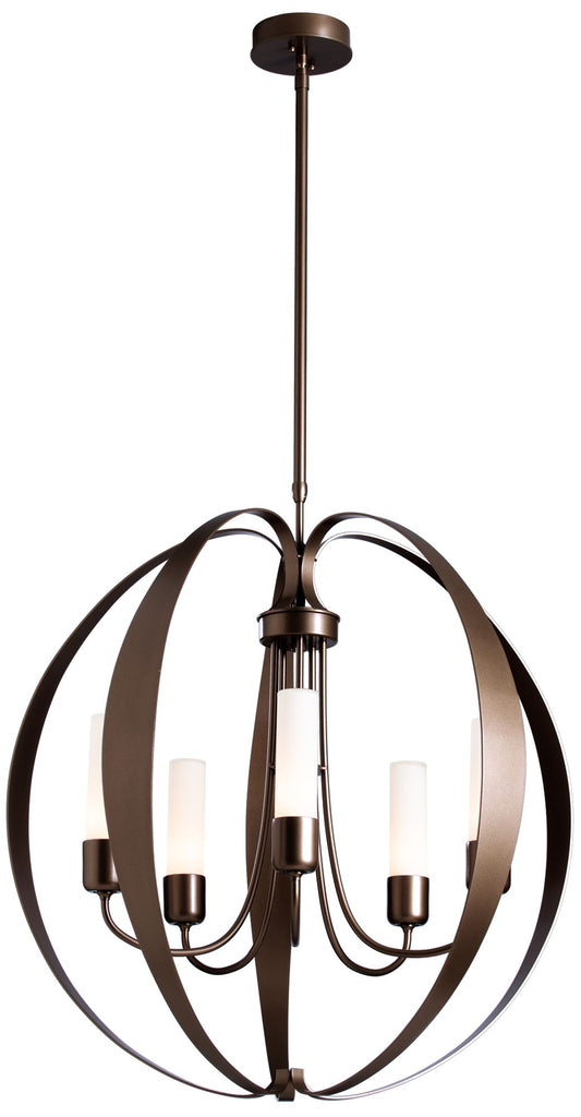 Pomme Outdoor Pendant - Bronze Finish - Opal Glass - Standard