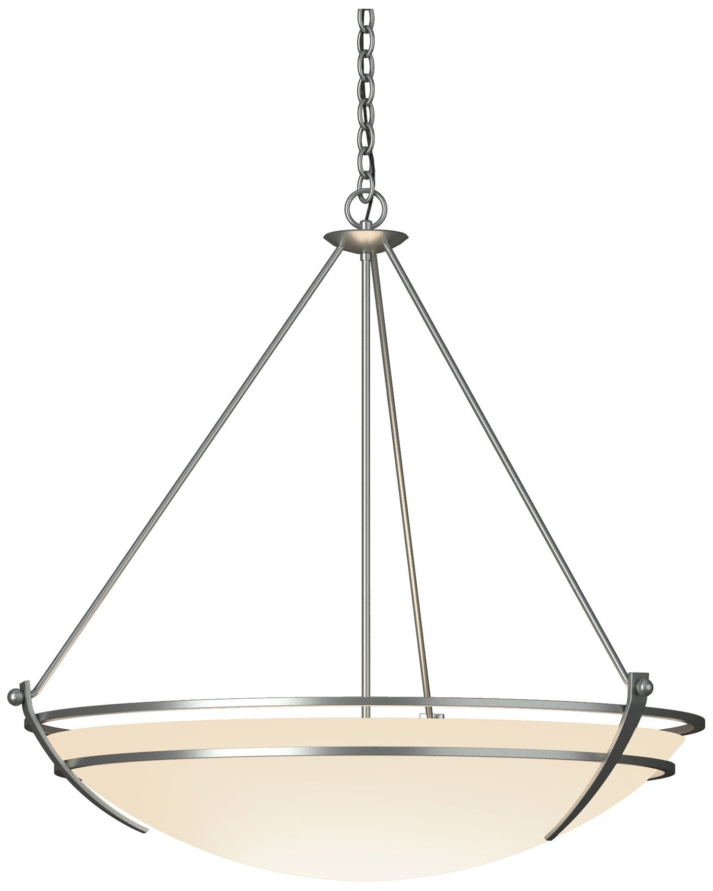 Presidio Tryne 35.1"W Large Scale  Pendant w/ Opal Glass Shade