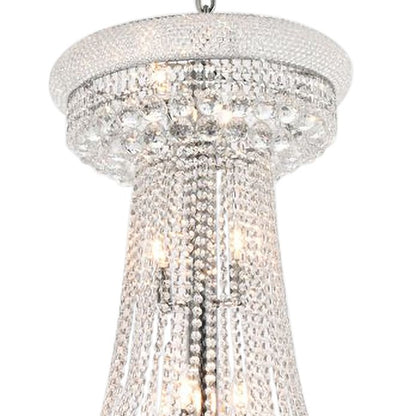 Primo 42" Wide Royal Cut Clear Crystal 38-Light Chandelier