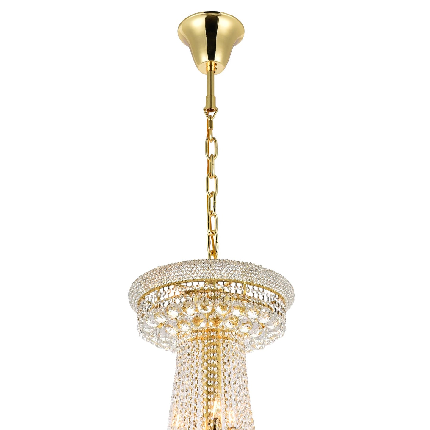 Primo 48" Wide Royal Cut Clear Crystal 42-Light Chandelier