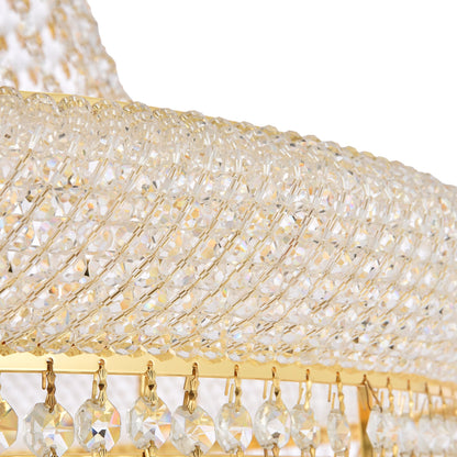 Primo 48" Wide Royal Cut Clear Crystal 42-Light Chandelier