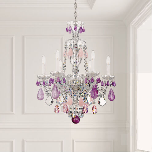 Schonbek Hamilton Rock Crystal 5535 6-Light Chandelier