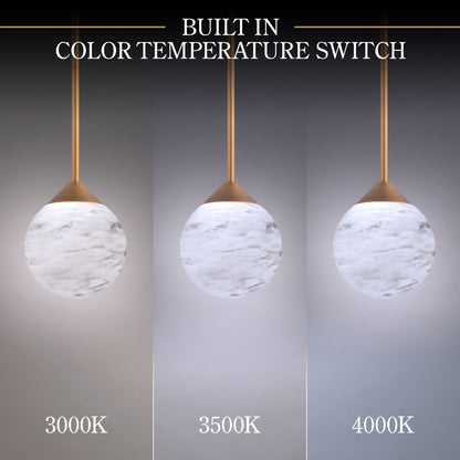 Quest 8"H x 20"W 13-Light Crystal Multi-Light Pendant in Aged Bra