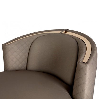 Quilted Swivel Tub Chair